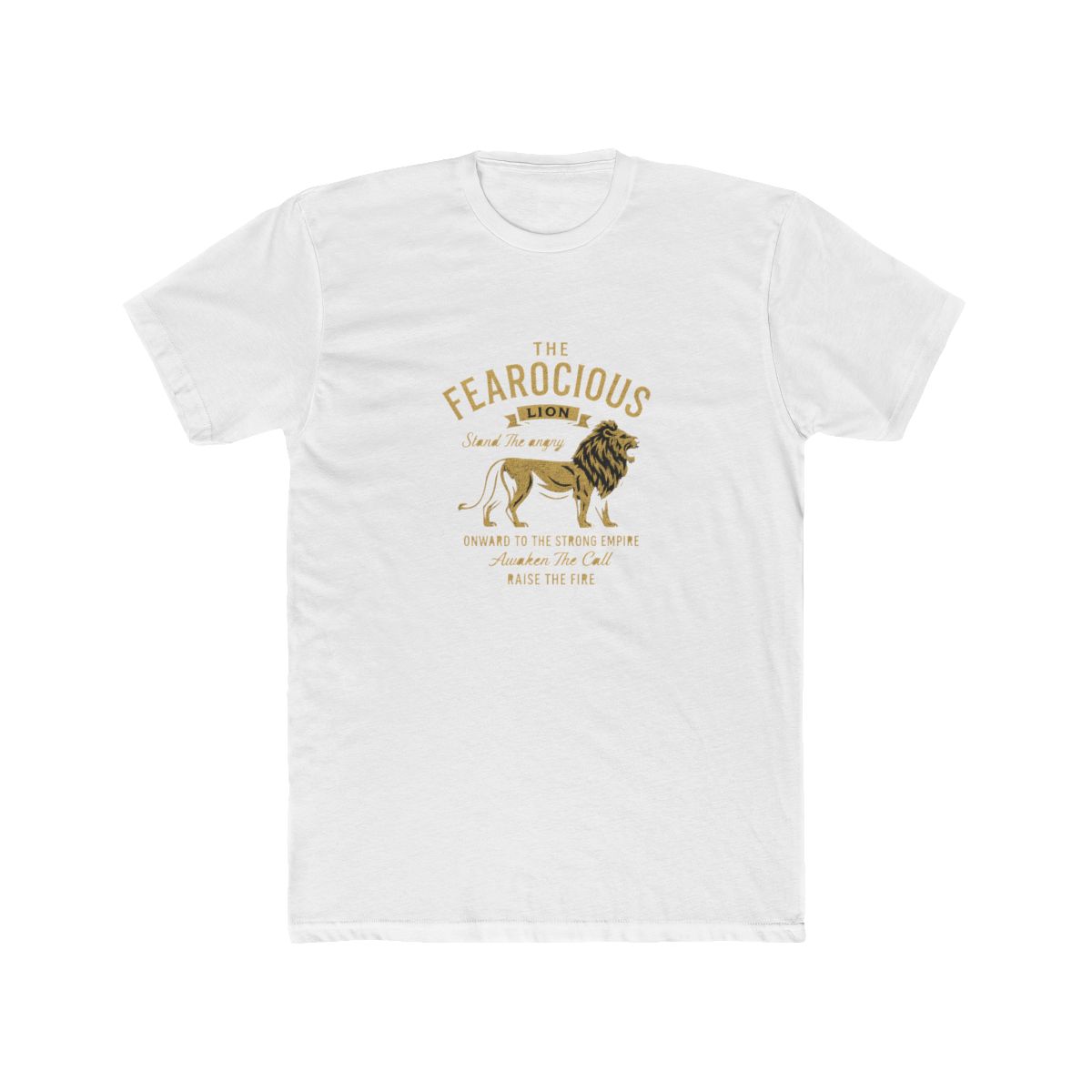 Motivational Lion Graphic T-Shirt - Official t-shirts merchandise