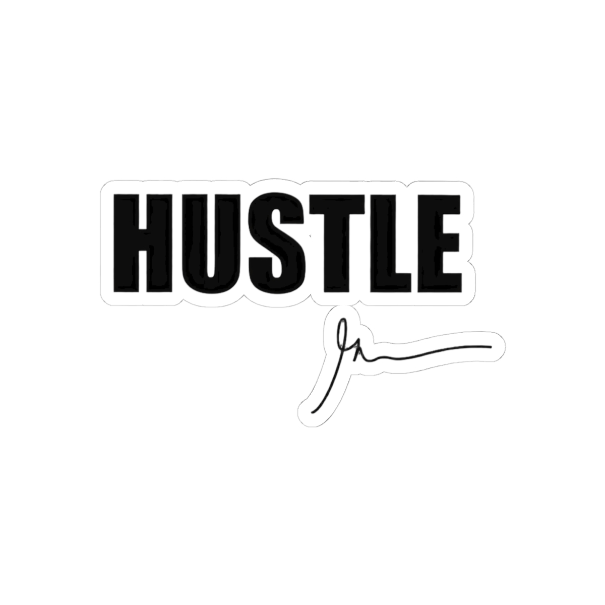 Gary Vee Hustle Bold Sticker | Motivational Vinyl Decal