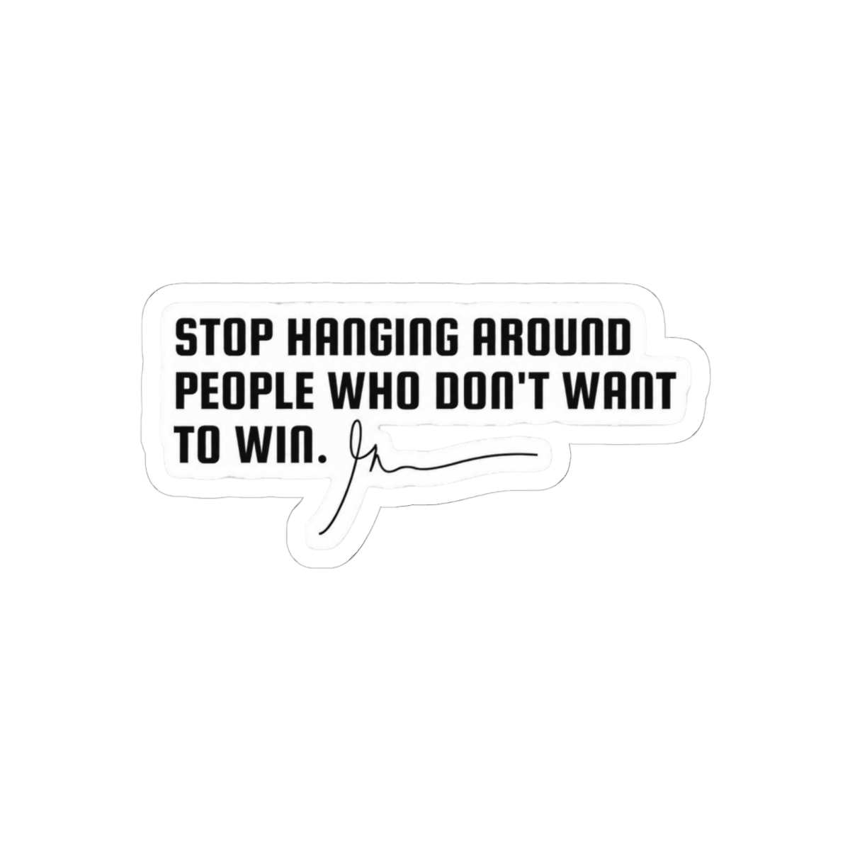 Gary Vee Crush It Quote Bold Sticker | Motivational Vinyl Decal