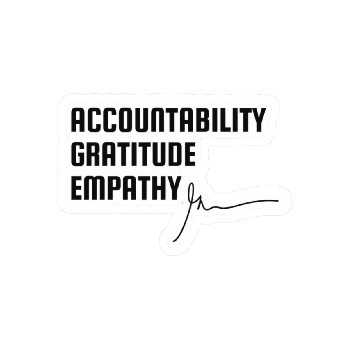 Gary Vee Quotes Bold Motivational Sticker - Hustler Vinyl Decal - alternate angle 3, merchandise