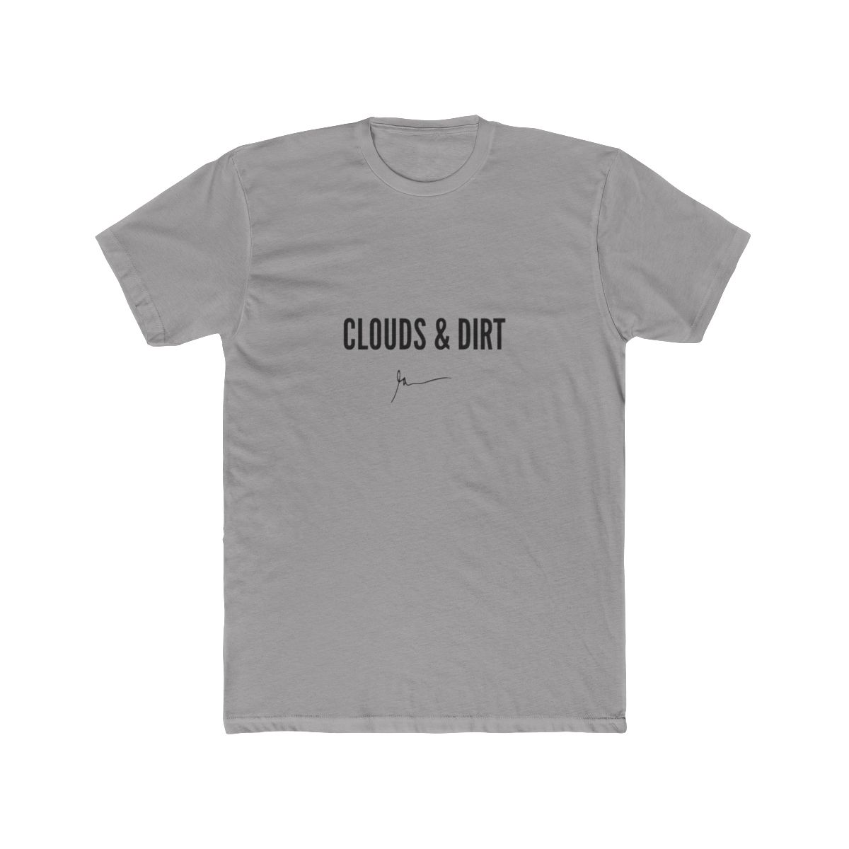 Clouds and Dirt Minimalist T Shirt - Dreamer Grit Graphic - Official t-shirts merchandise