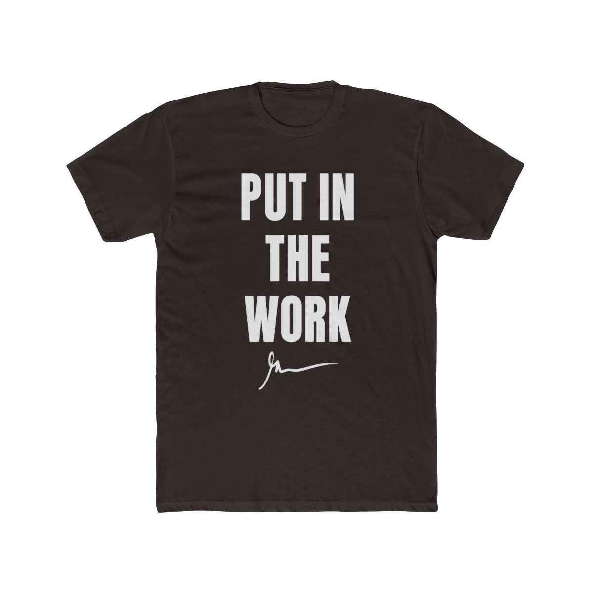 Gary Vee Put In The Work Bold Motivational T Shirt - Gym Hustle Gift - alternate angle 2, merchandise