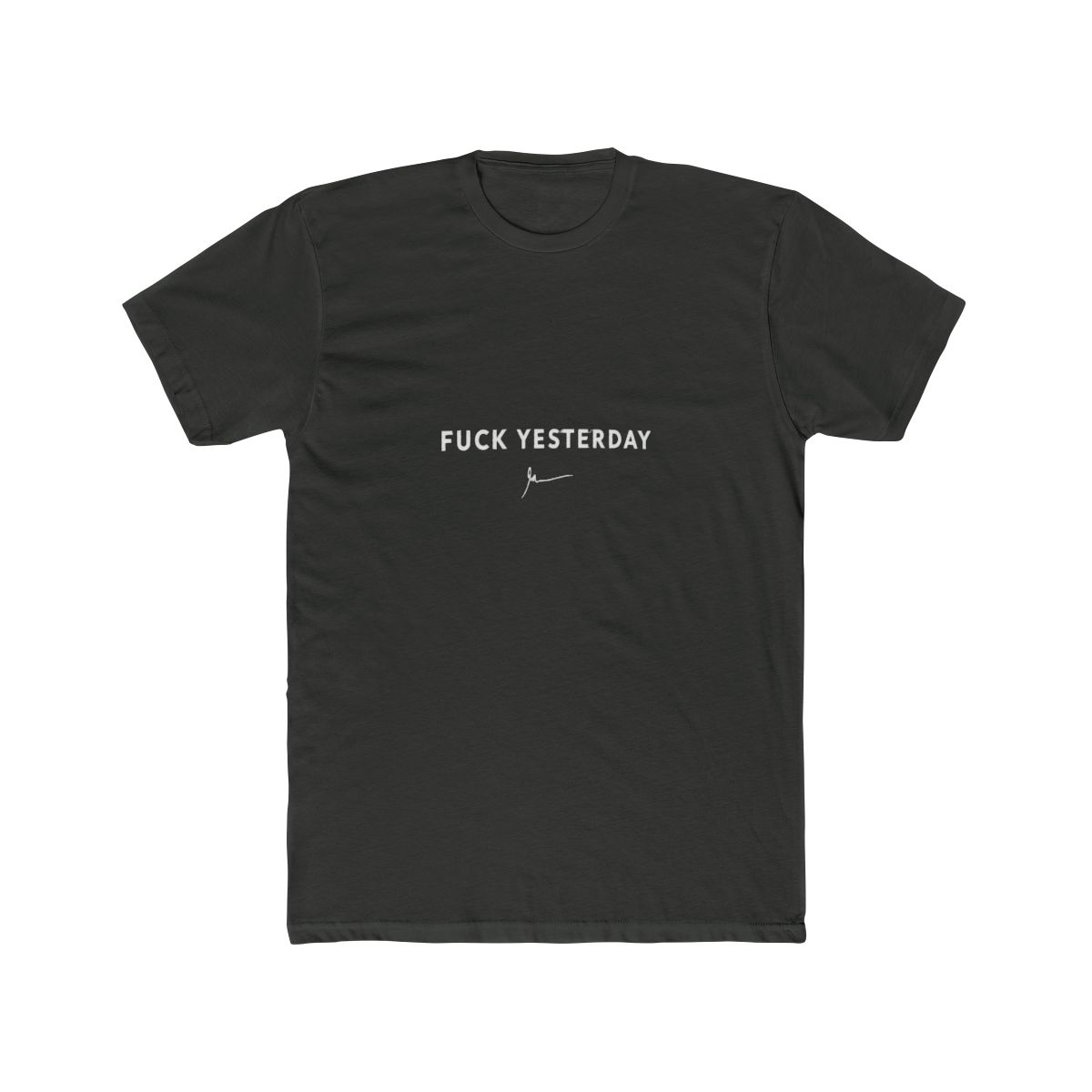 Forget Yesterday Minimalist Motivational T Shirt - Fresh Start Gift - alternate angle 3, merchandise