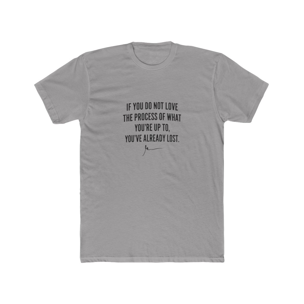 Love the Process Motivational T Shirt - Gym Hustle Mindset Gear - Official t-shirts merchandise