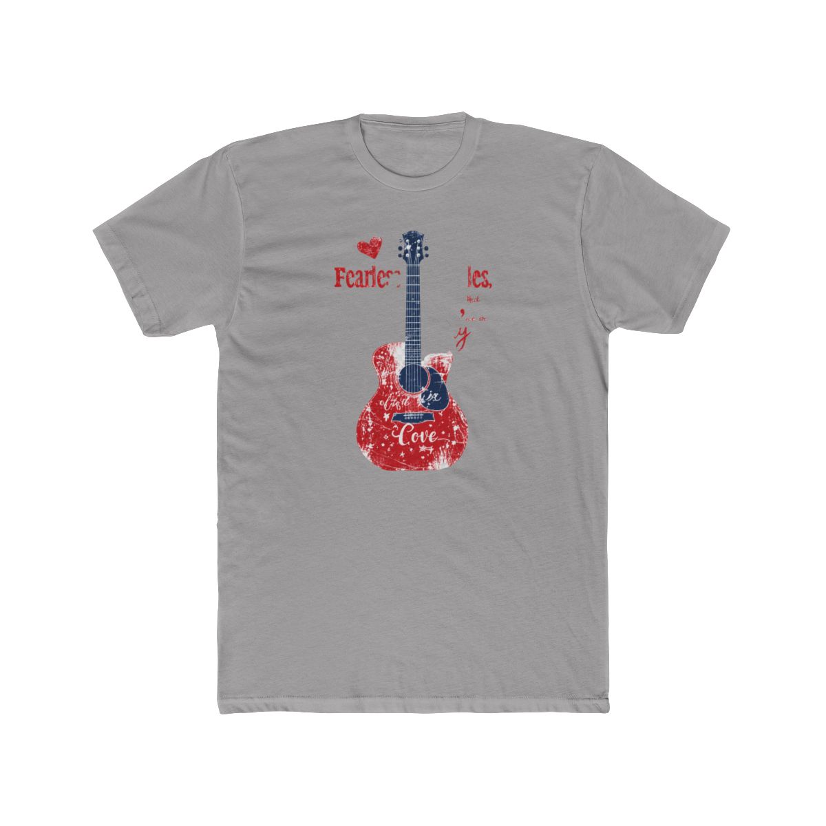 Guitar & Lyrics Graphic Tee - Softstyle T Shirt - Official t-shirts merchandise