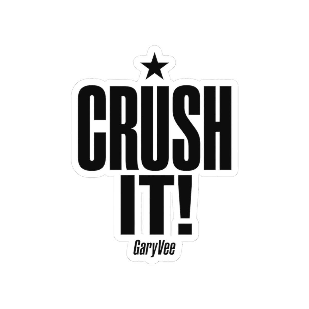Gary Vee "Crush it!" Sticker - alternate angle 1, merchandise